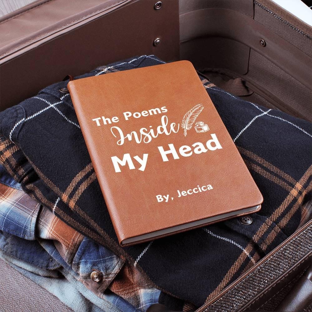 Poems Inside My Head Personalized Journal for Poets – Poetry Lovers – view 9