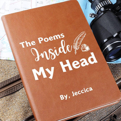 Poems Inside My Head Personalized Journal for Poets – Poetry Lovers – view 5