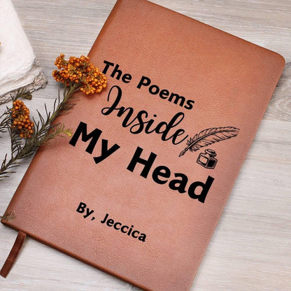 Poems Inside my Head Personalized Poetry Journal – Gifts for Writers – view 9