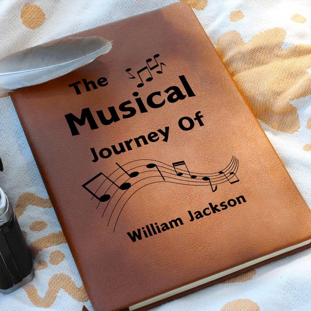 Personalized Songwriting Journal – Songwriters Christmas Gift – view 5