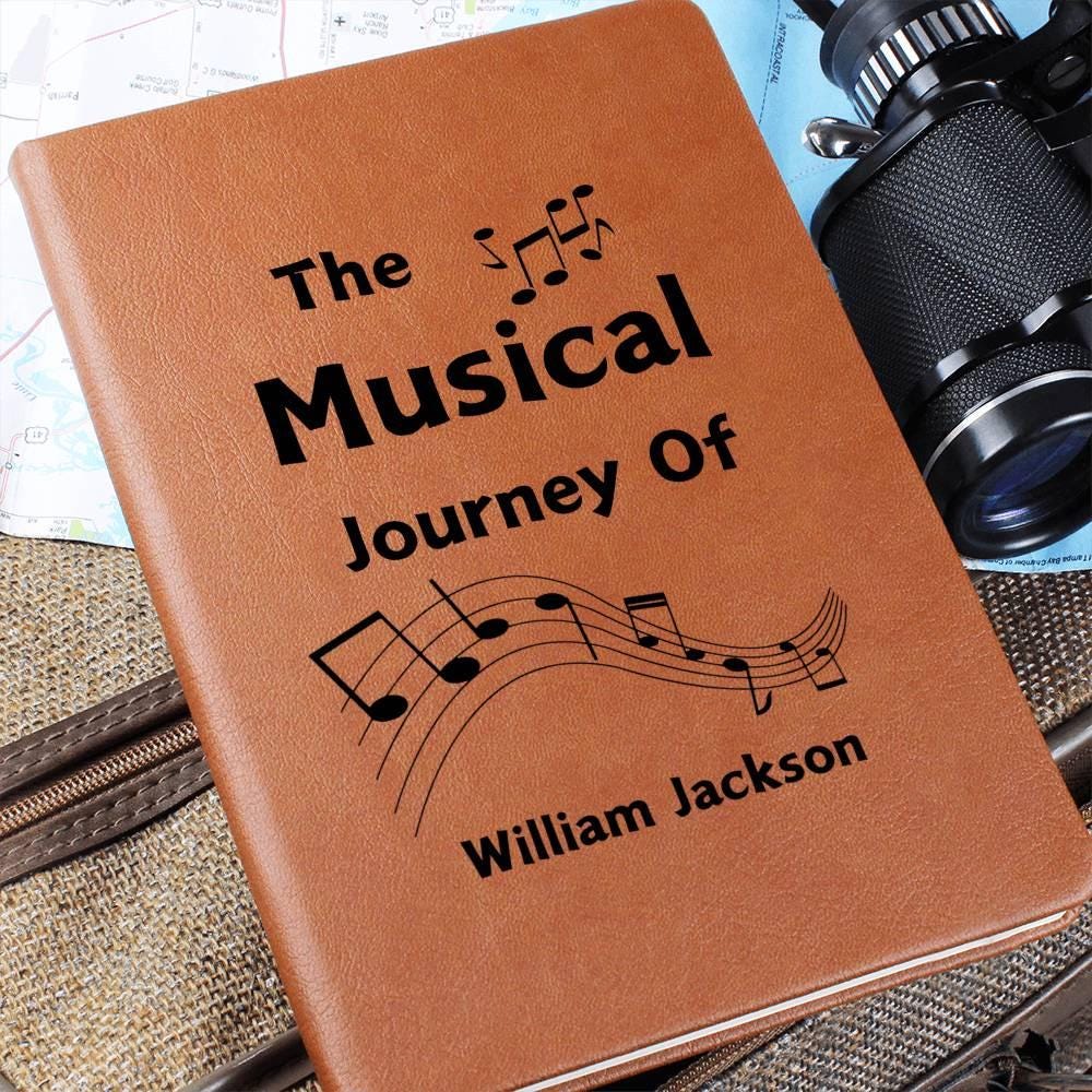 Personalized Songwriting Journal – Songwriters Christmas Gift – view 2