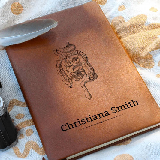 Personalized Gastroenterologists Leather Journal