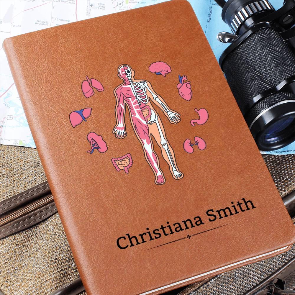 Personalizable Anatomy Journal – Medical Student Gift – view 2