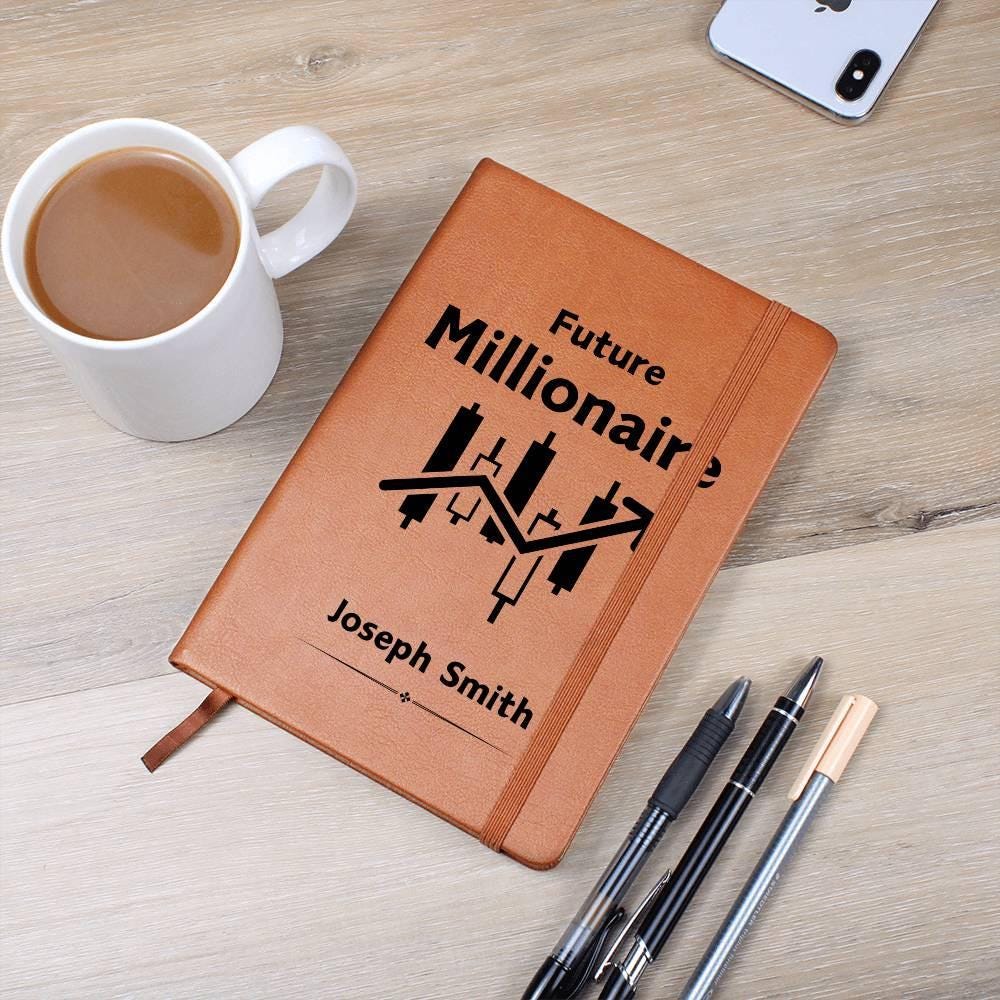Personalized Future Millionaire Journal – Trading Gifts – view 3
