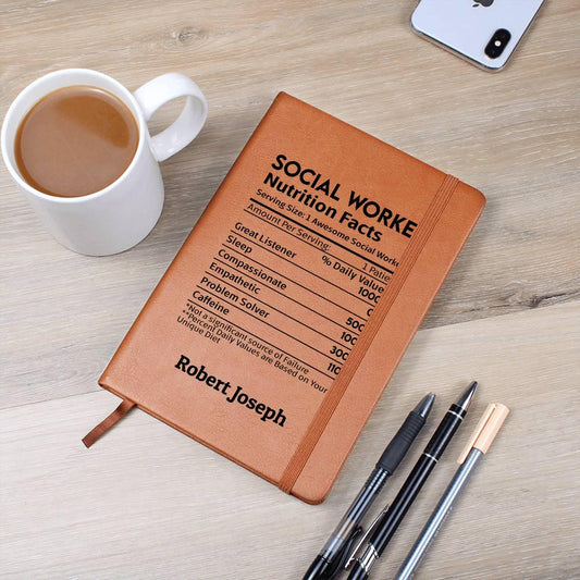 Social worker nutrition facts – Gift for Social Worker – view 2