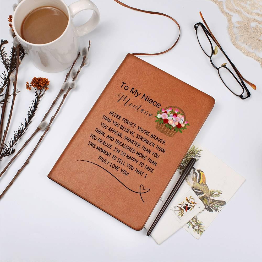 Personalized Niece Name Journal – Niece Gifts from Aunt – view 7
