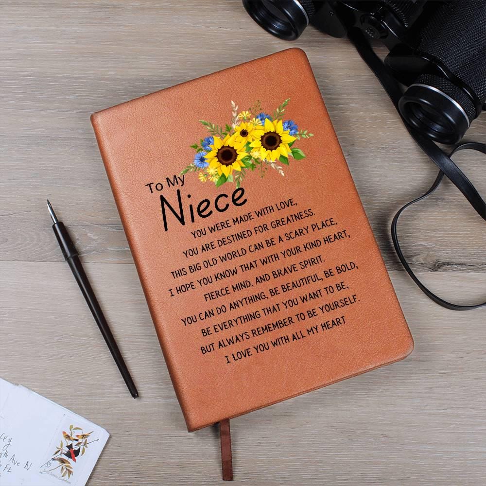 Niece Sunflower Name Journal – Personalized Gift for Niece Graduation – view 10