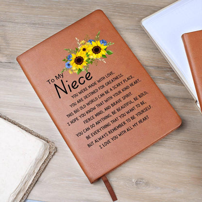 Niece Sunflower Name Journal – Personalized Gift for Niece Graduation – view 8