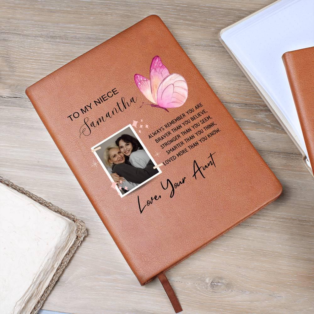 Personalized Niece Journal – Gift from Aunt for Niece Birthday – view 8