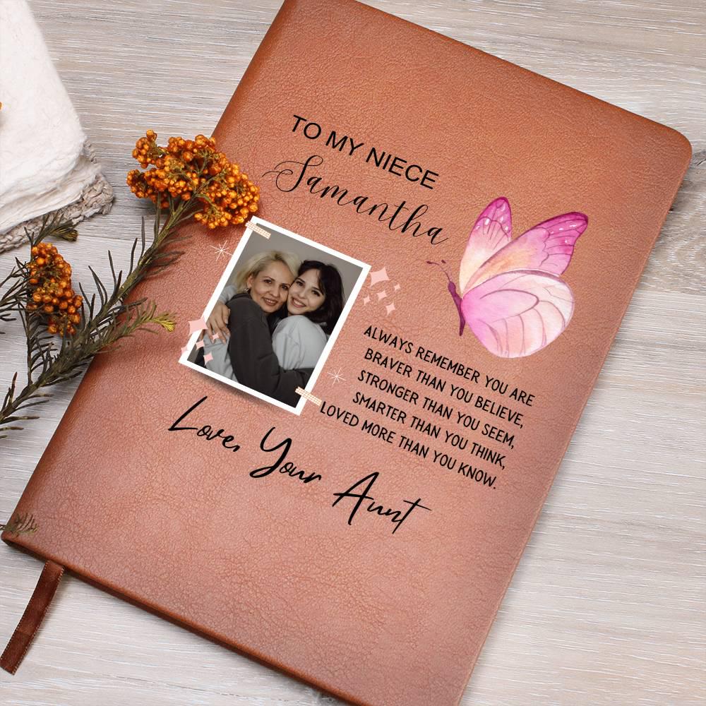 Personalized Niece Journal – Gift from Aunt for Niece Birthday
