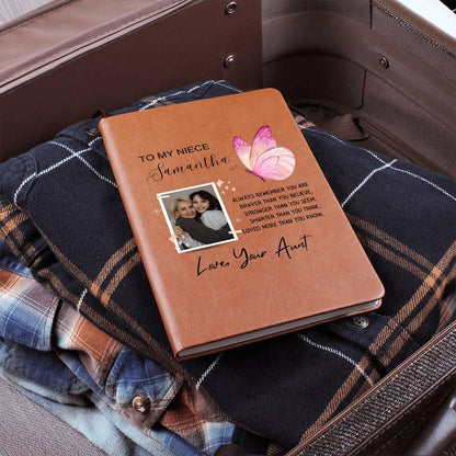 Personalized Niece Journal – Gift from Aunt for Niece Birthday – view 5