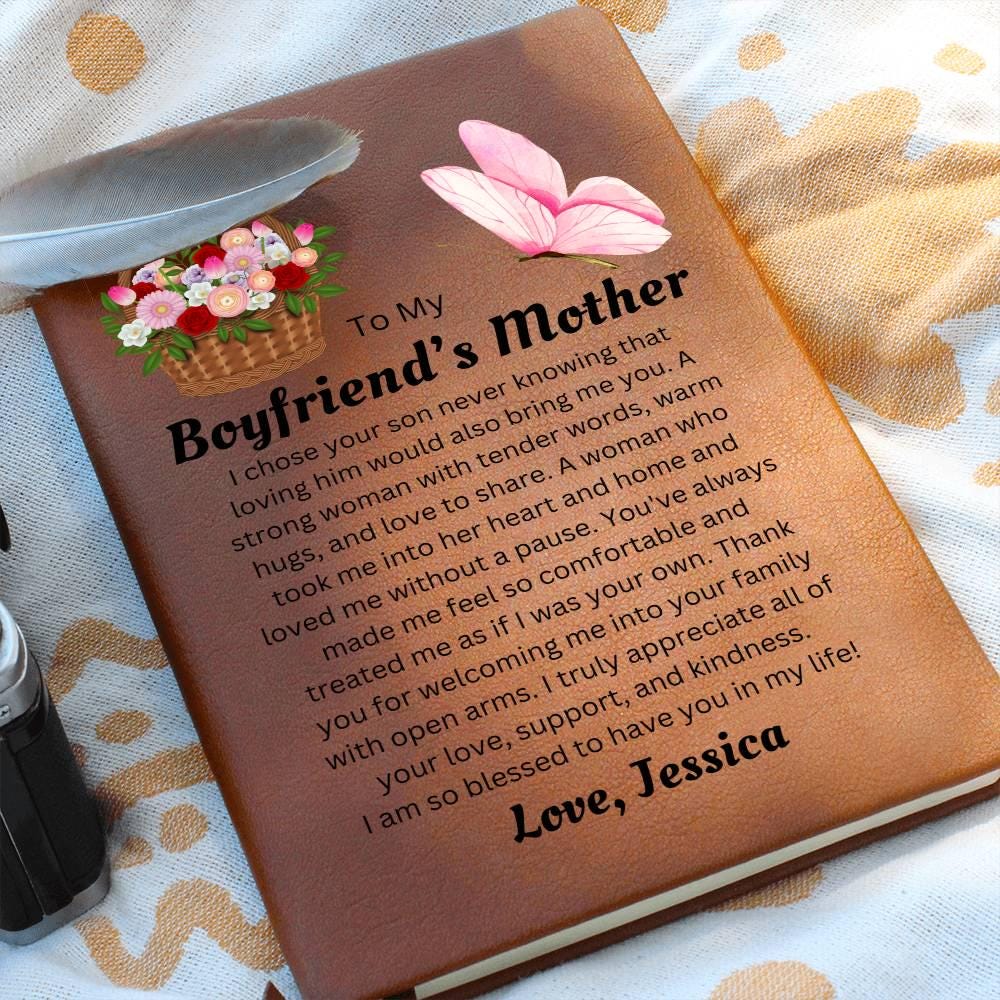 Personalized Gift for Boyfriends Mom – Future Mother-in-Law Journal
