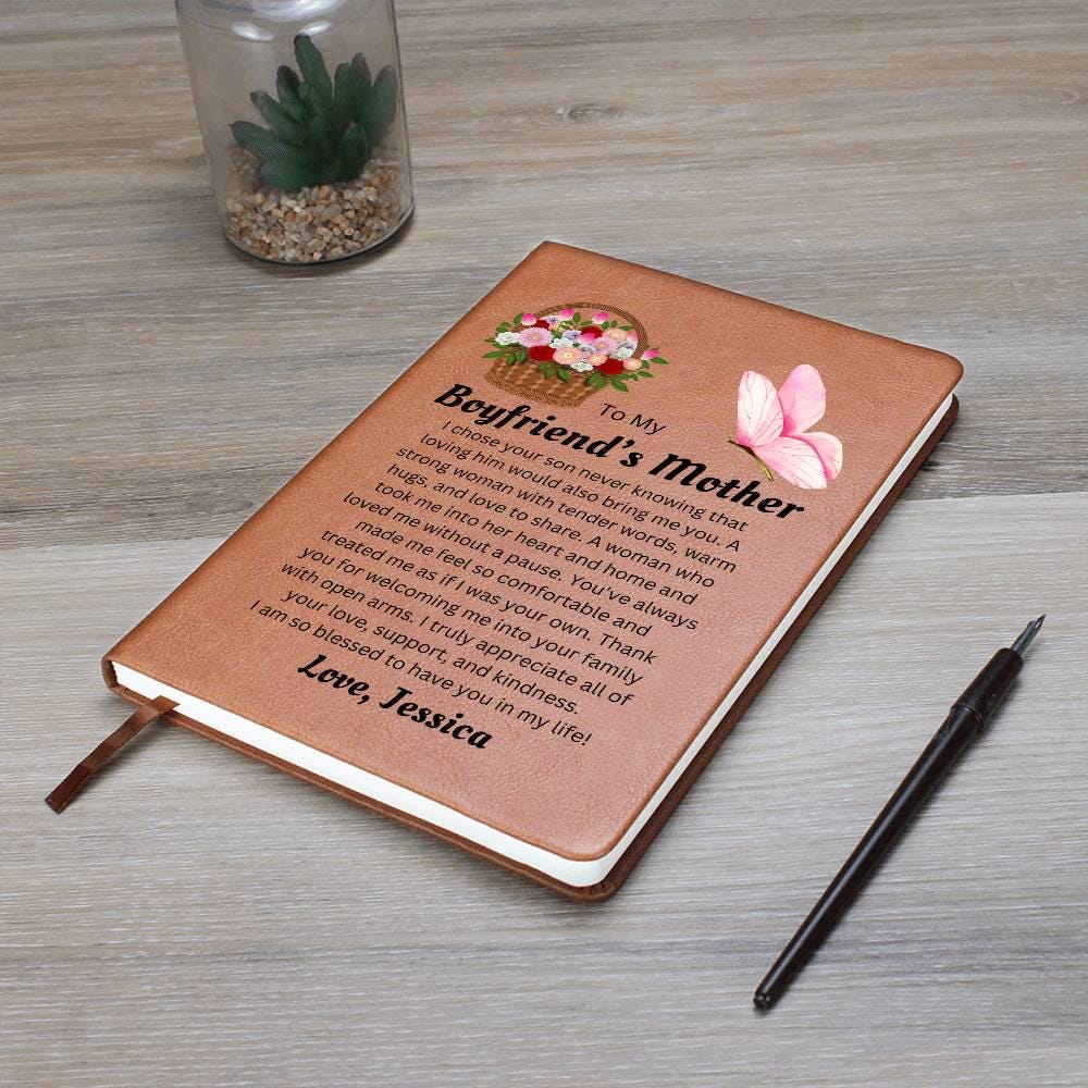 Personalized Gift for Boyfriends Mom – Future Mother-in-Law Journal – view 6