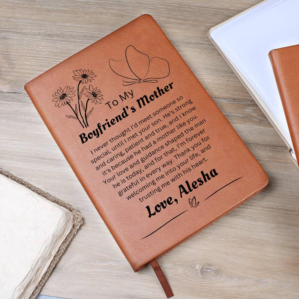 To My Boyfriends Mom Custom Journal – Birthday Gift – view 9