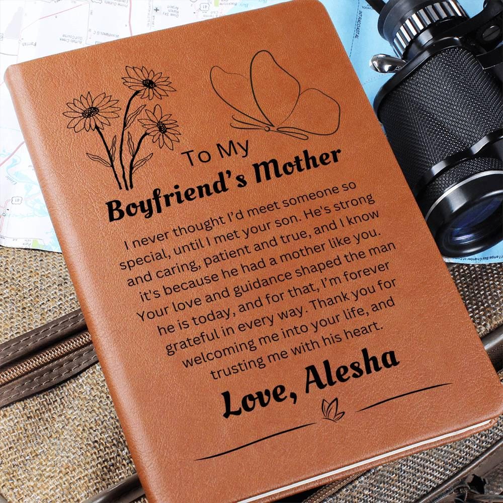 To My Boyfriends Mom Custom Journal – Birthday Gift – view 3