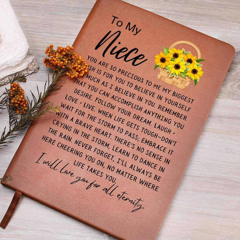 Personalized Niece Journal – Gift from Aunt for Niece Birthday
