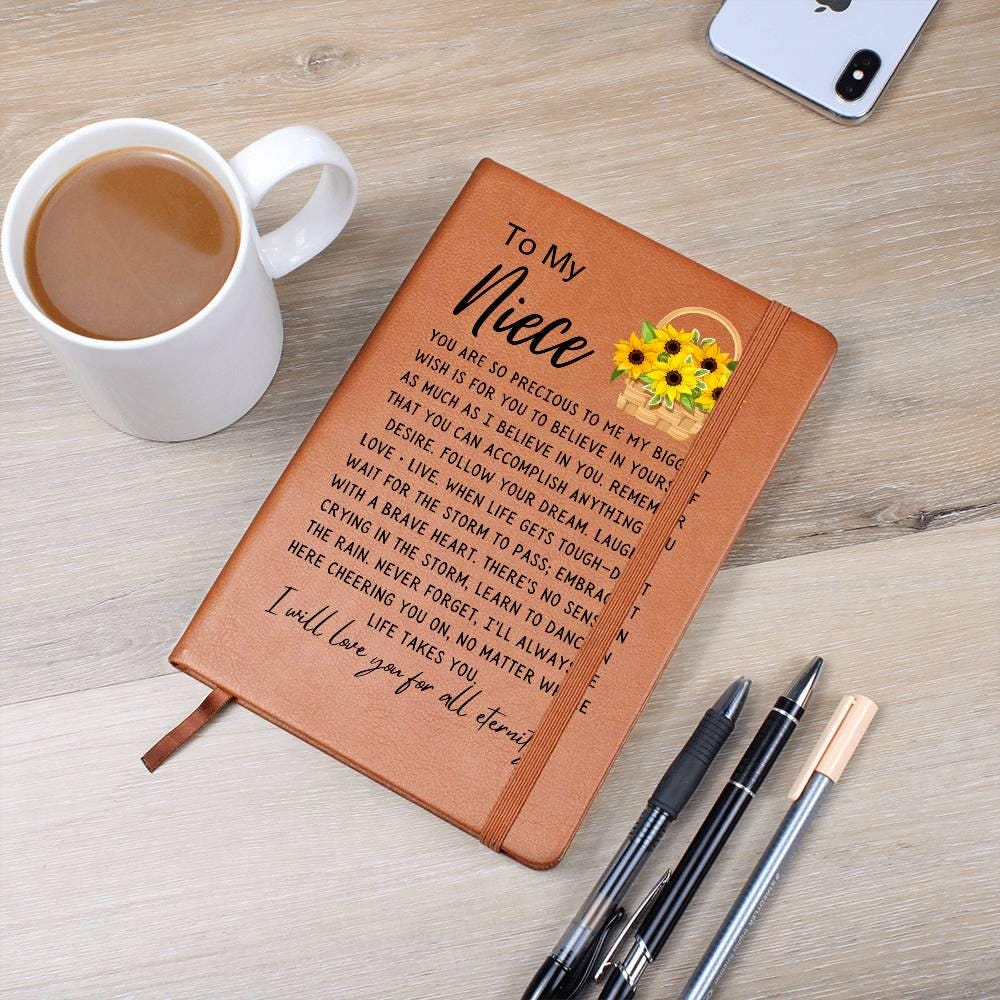 Personalized Niece Journal – Gift from Aunt for Niece Birthday – view 3