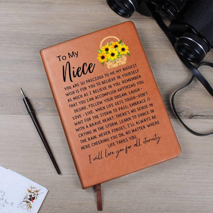 Personalized Niece Journal – Gift from Aunt for Niece Birthday – view 2