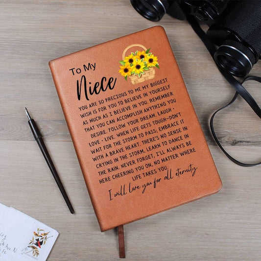 Personalized Niece Journal – Gift from Aunt for Niece Birthday – view 2