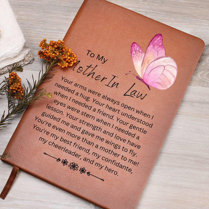 Mother in Law Custom Butterfly Journal – Gifts from Daughter in Law – view 2