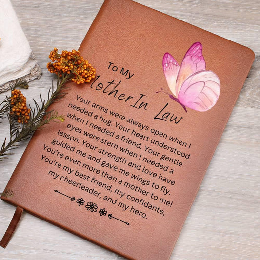 Mother in Law Custom Butterfly Journal – Gifts from Daughter in Law – view 2