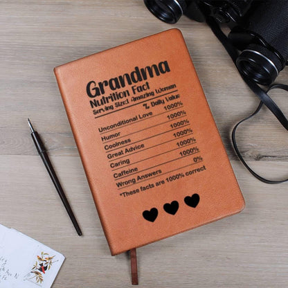 Personalized Grandma Gift Leather Journal – Grandma Mothers Day Gift – view 8
