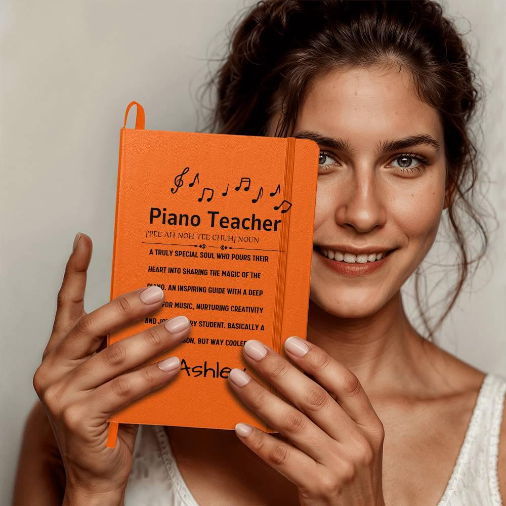 Personalized Piano Teacher Definition Ambassador Bound Journal – view 5