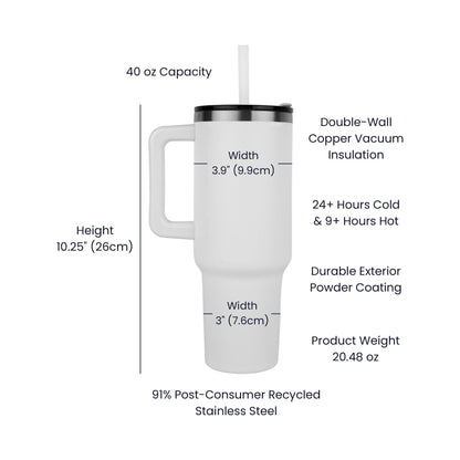 Artist 40 oz Leaser Engraved Nutrition Facts Tumbler – Gift for Artist – view 5