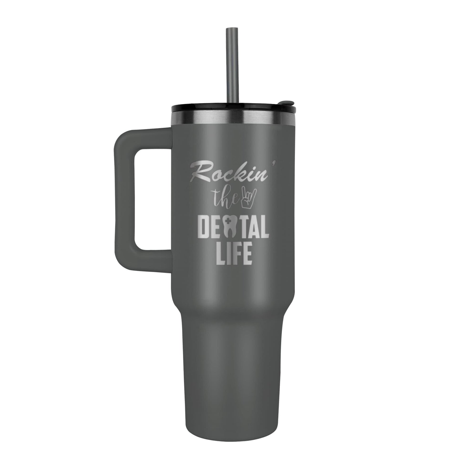 Dental Life 40 oz Leaser Engraved Tumbler – Gifts for Dentist – view 8