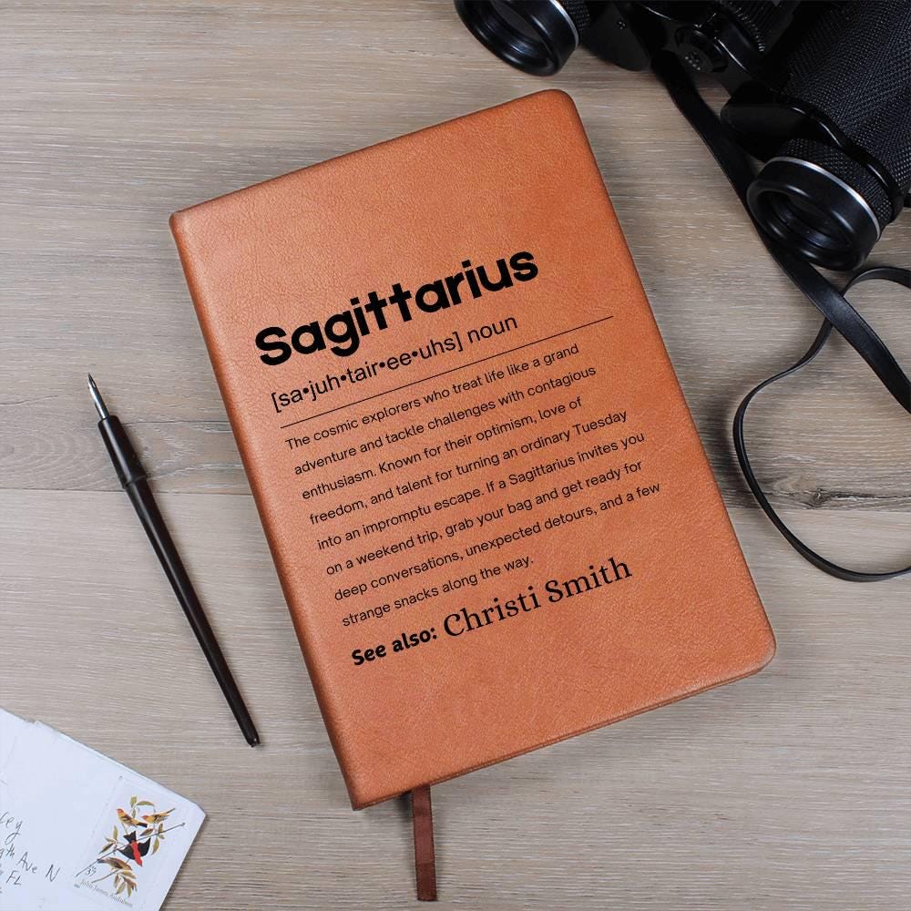 Sagittarius Zodiac Personalized Definition Journal – view 10