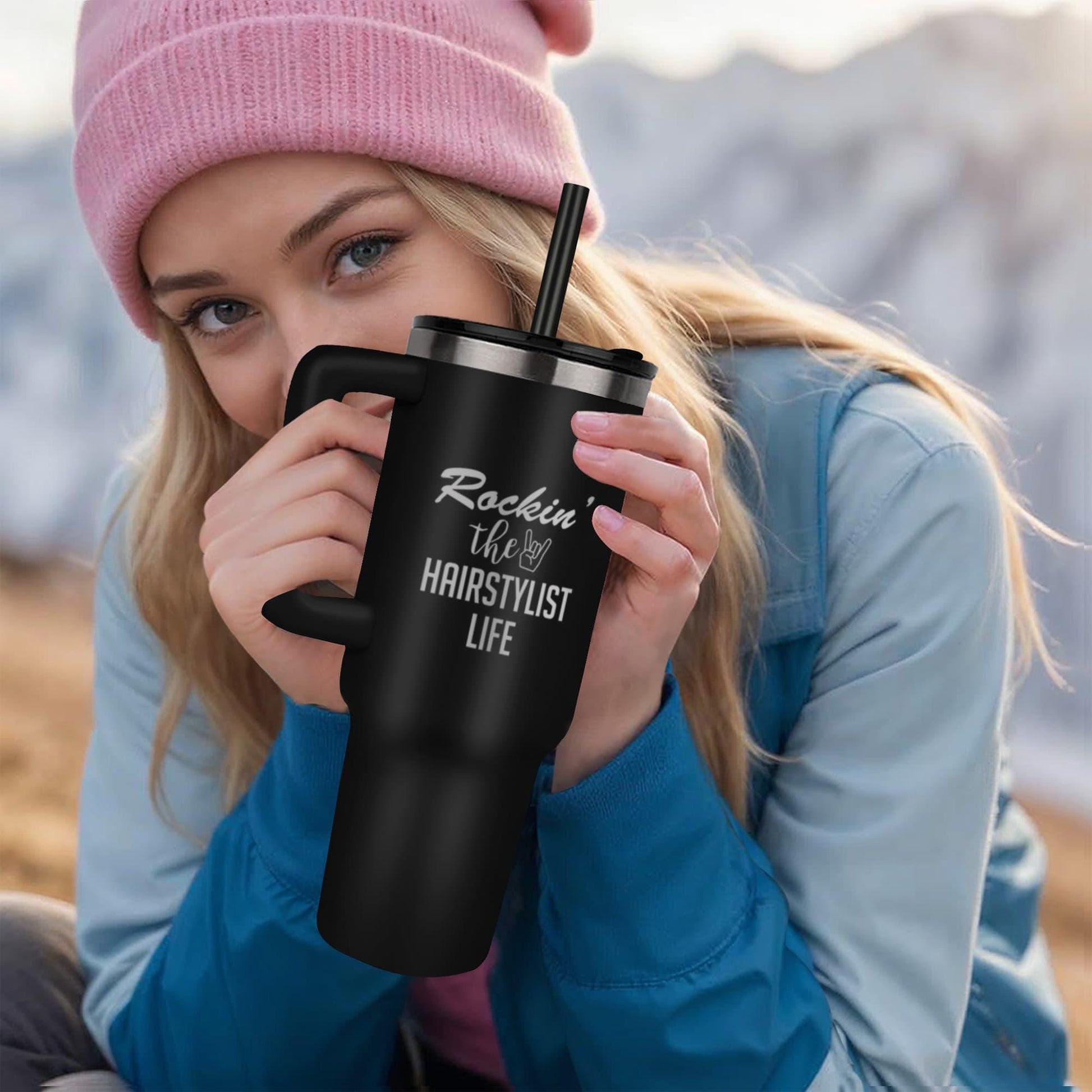 Hairstylist Life 40 oz Leaser Engraved Tumbler – Gifts for Hairstylist