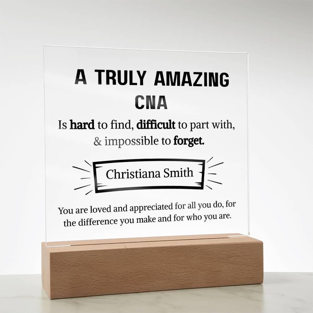 CNA Personalized Acrylic Plaque – Cna Appreciation Gift – view 9