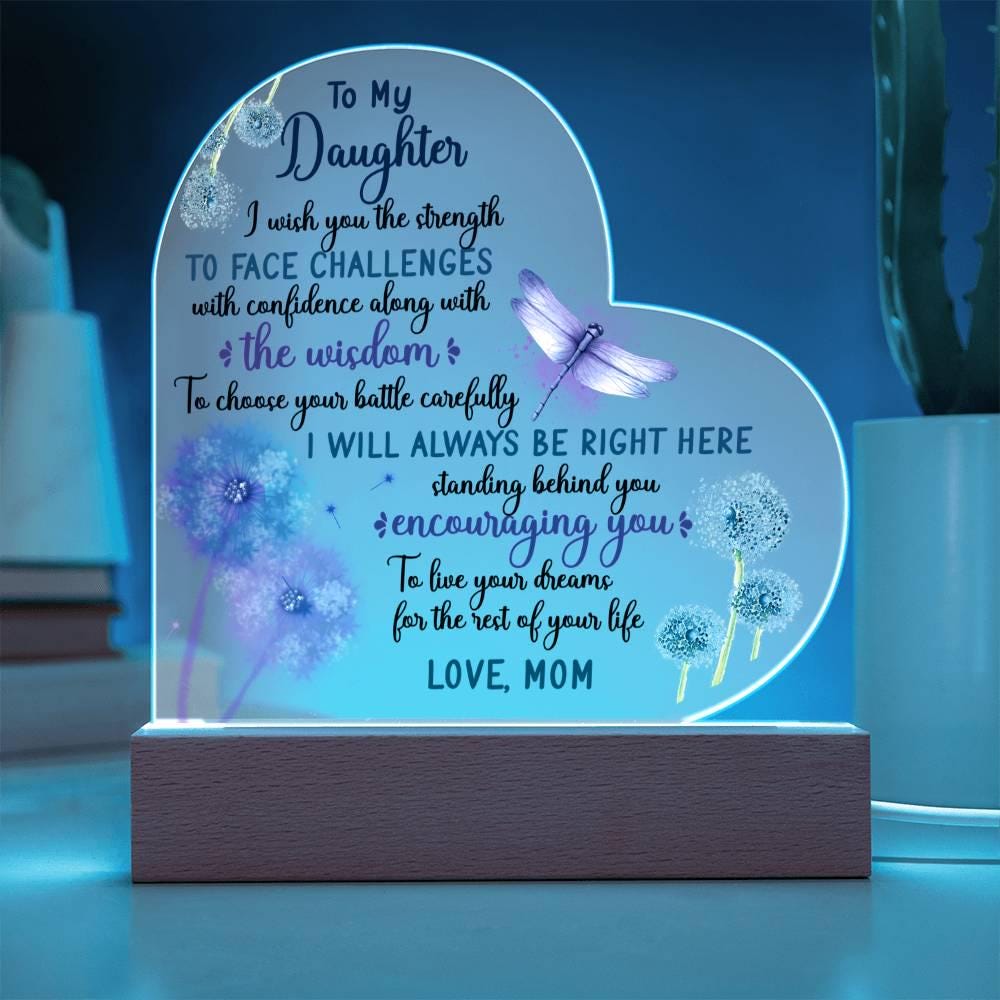 To My Daughter Personalized Gift from Mom – Daughter Gifts From Dad – view 2