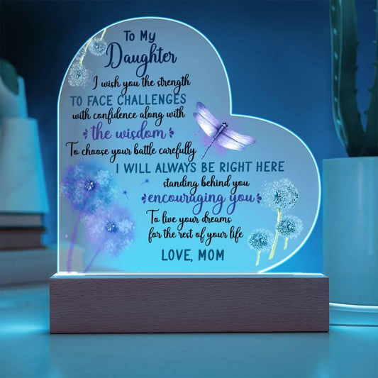 To My Daughter Personalized Gift from Mom – Daughter Gifts From Dad – view 2