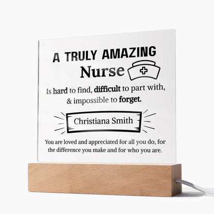 Nurse Appreciation Personalized Acrylic Plaque – Gift for Nurse – view 9