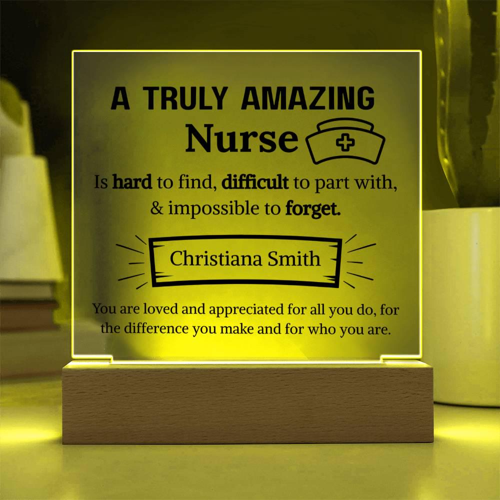 Nurse Appreciation Personalized Acrylic Plaque – Gift for Nurse – view 4
