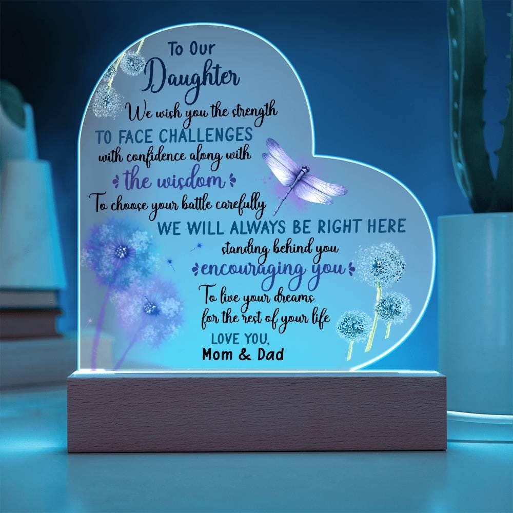To Our Daughter Personalized Gift from Mom & Dad – view 5