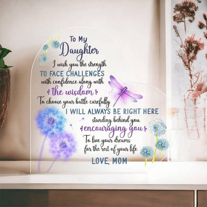 To My Daughter Personalized Gift from Mom – Daughter Gifts From Dad – view 9