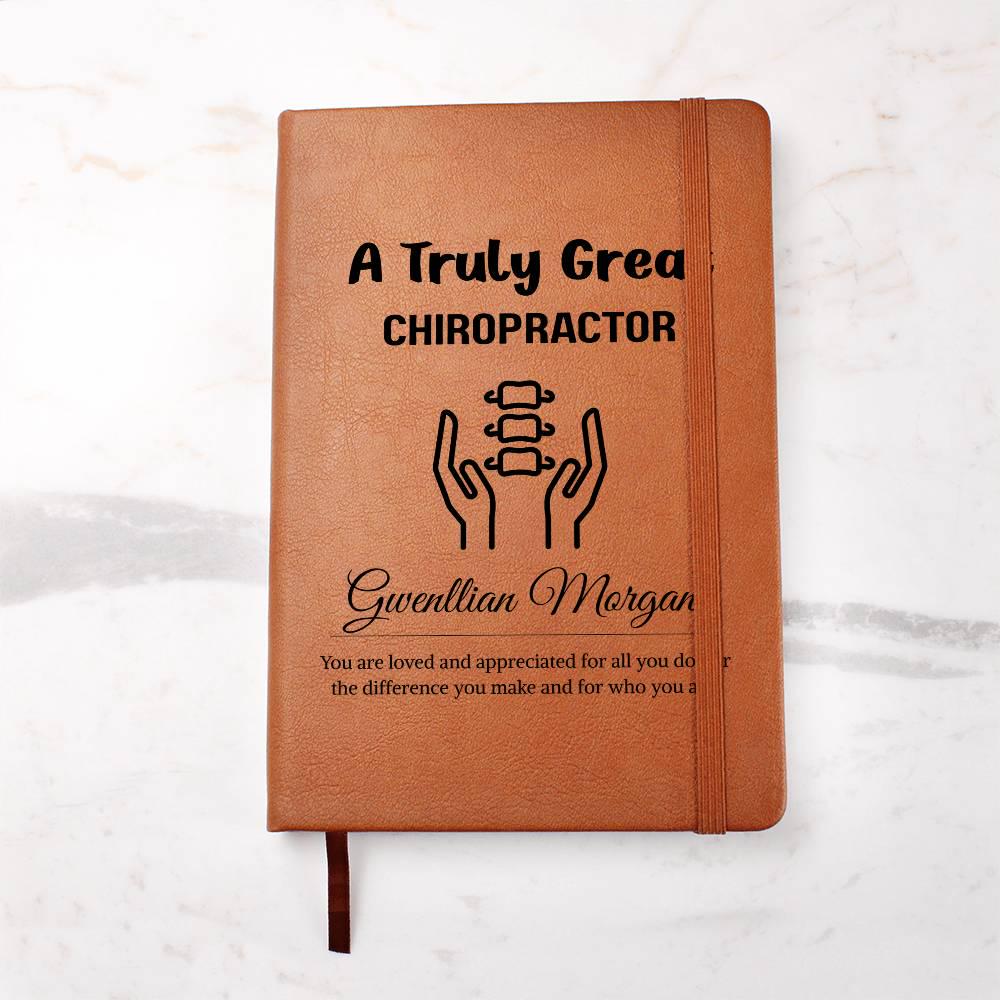 Chiropractor Gift Personalized Journal – Chiropractic Gifts – view 2