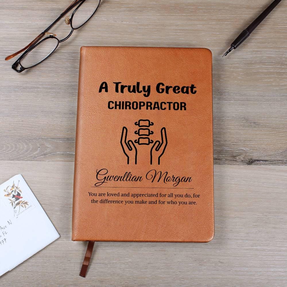 Chiropractor Gift Personalized Journal – Chiropractic Gifts – view 9