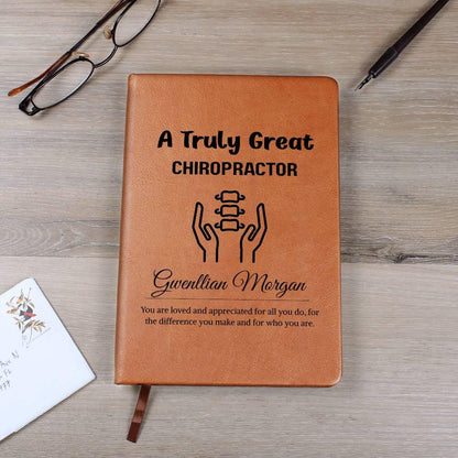 Chiropractor Gift Personalized Journal – Chiropractic Gifts – view 9