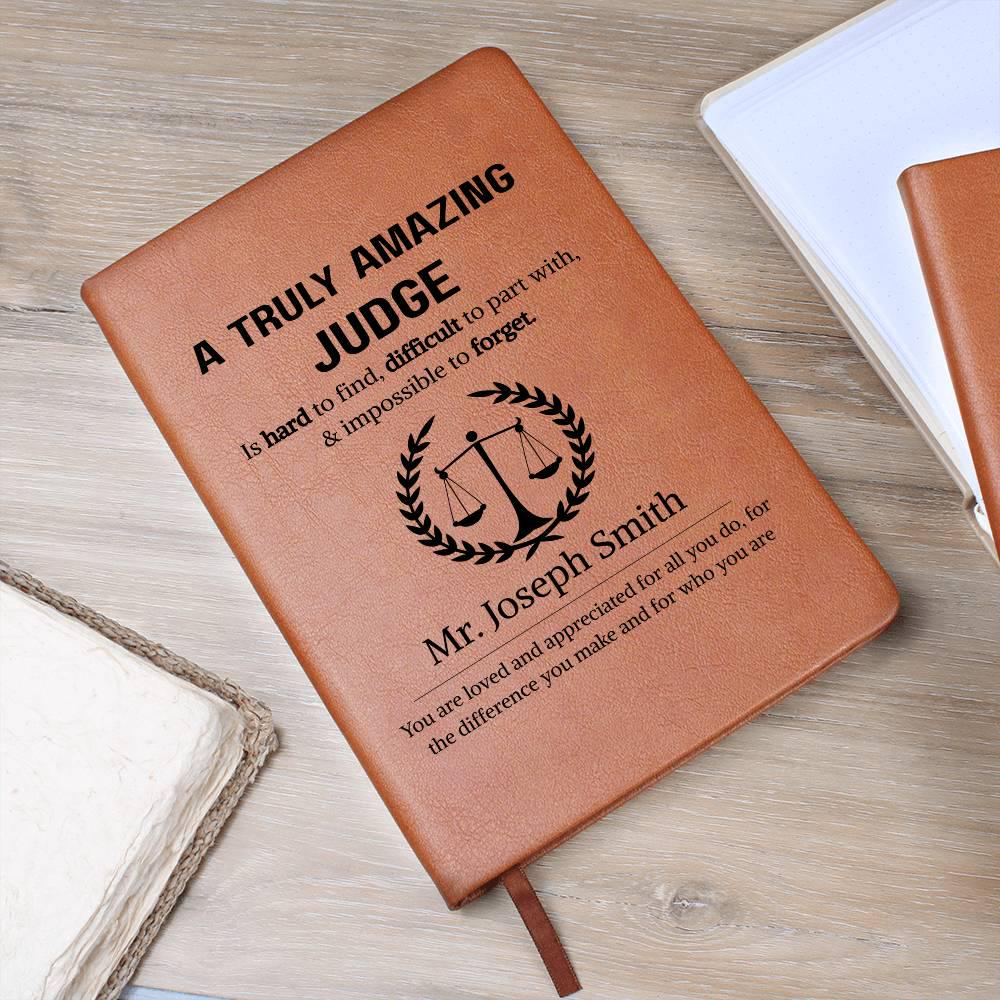 Judge Gift Personalized Journal – New Judge Gifts – view 8