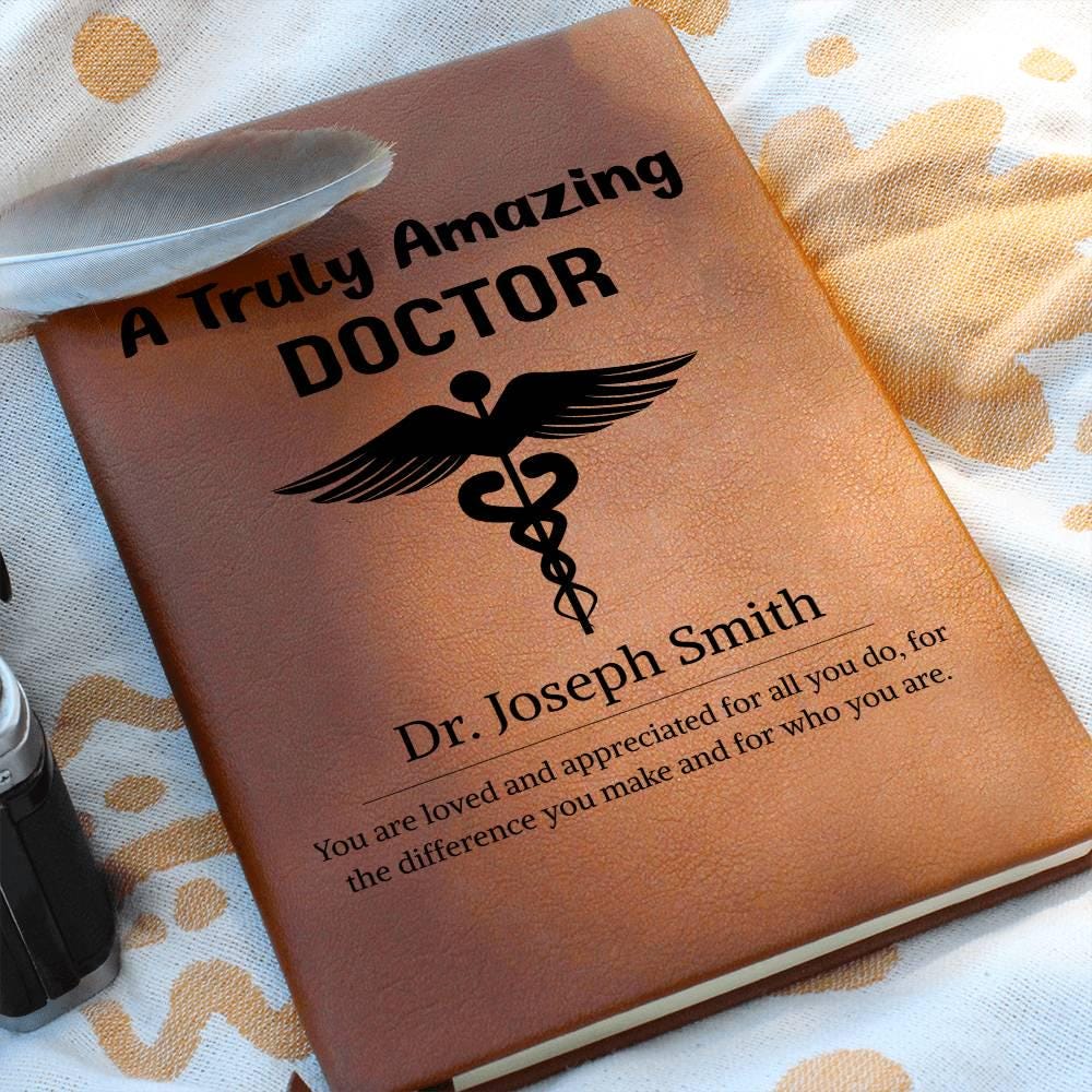 Gift for Doctor Personalized Journal – New Doctor Gifts