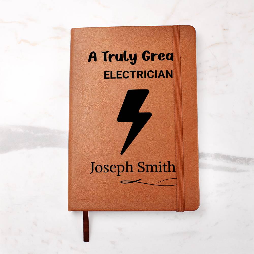 Electrician Gift Personalized Journal – Electrical Engineer – view 10