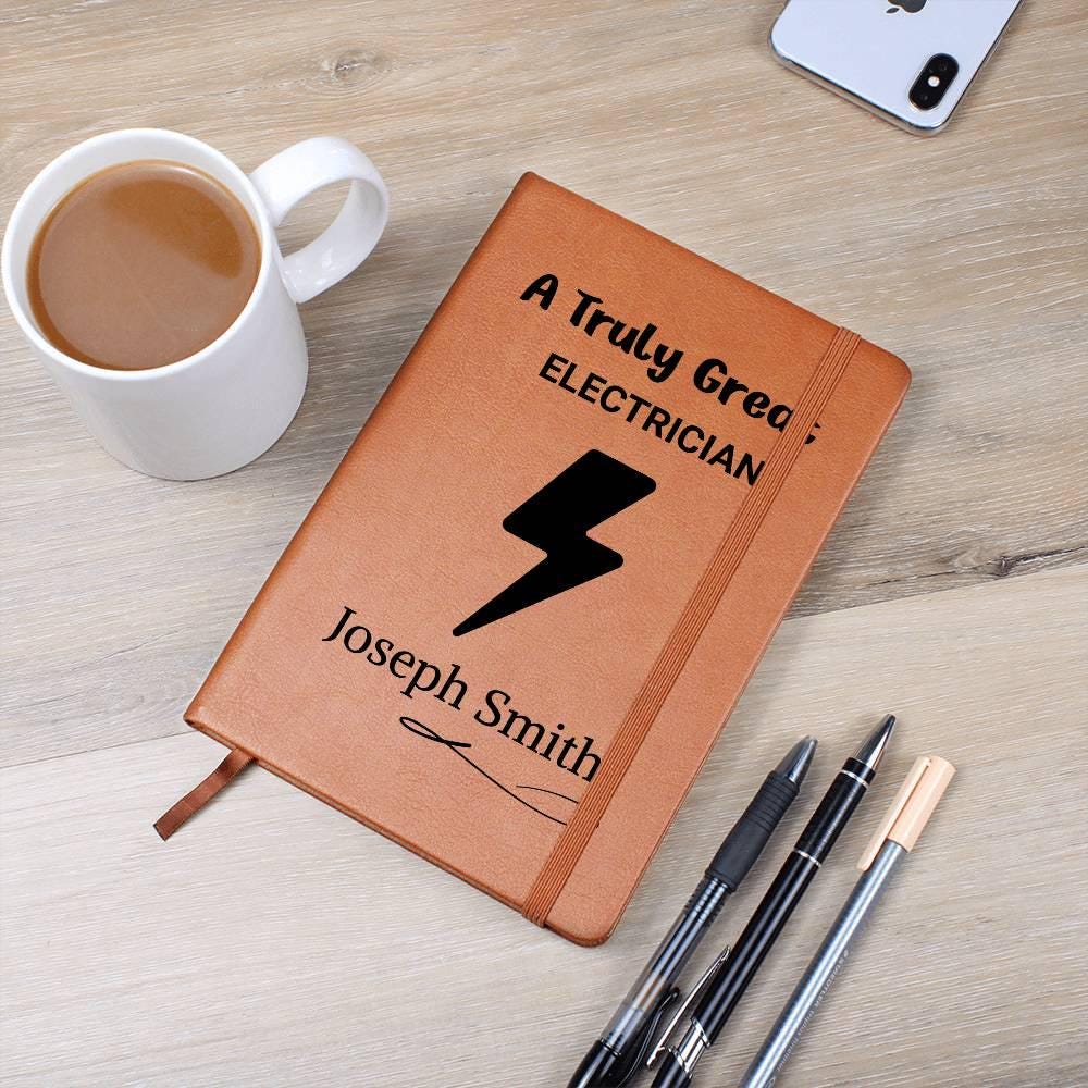Electrician Gift Personalized Journal – Electrical Engineer – view 2