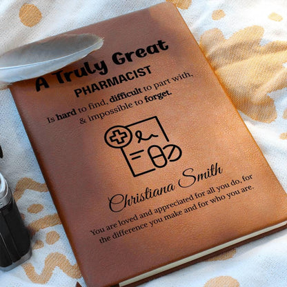 Pharmacist Gift Personalized Journal – Pharmacy Tech