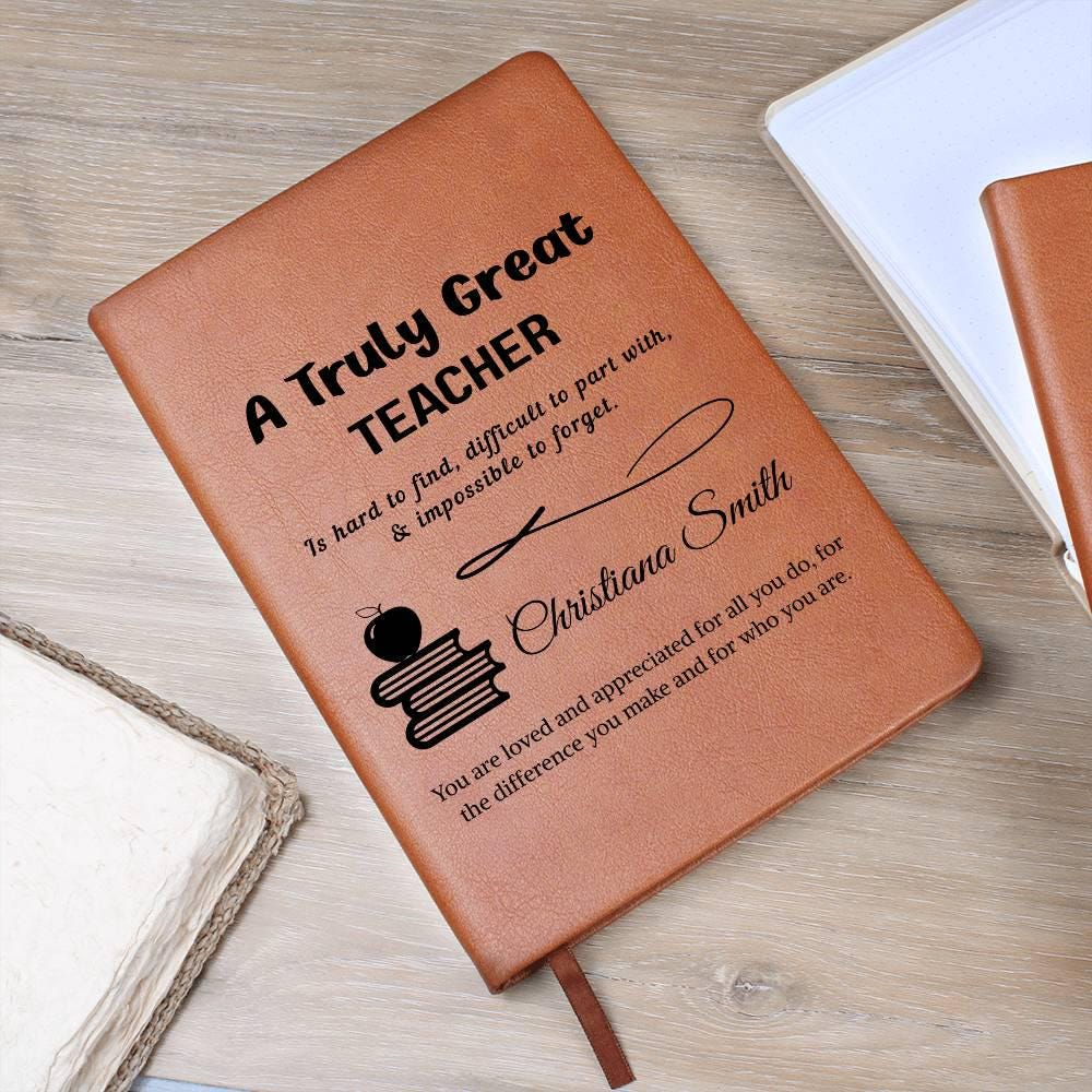 Teacher Gift Personalized Journal – Gifts for Teacher – view 8