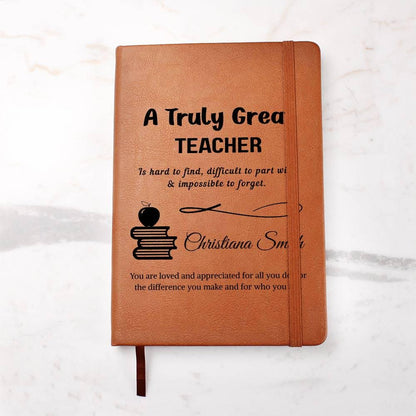 Teacher Gift Personalized Journal – Gifts for Teacher – view 7