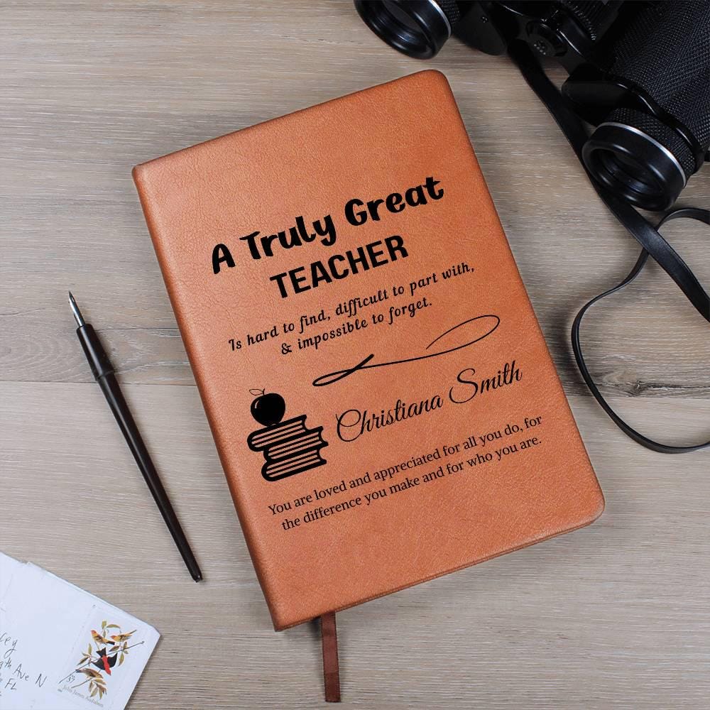 Teacher Gift Personalized Journal – Gifts for Teacher – view 5