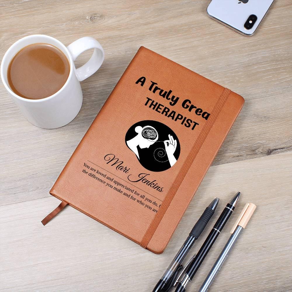 Therapist Gift Personalized Journal – Counseling Gift – view 2